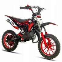 Vaikiškas mini krosinis motociklas XTR 701, 50cc, dideli ratai, greičio ribotuvas