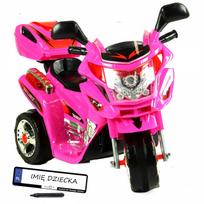 Vaikiškas elektrinis motociklas su garsais