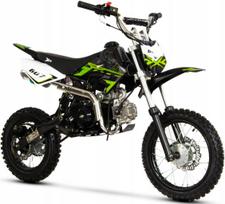 Vaikiškas krosinis motociklas Xtr Motor Cross 607, 125cc, 17/14" ratai, nuo 12 metų, nuo 160 cm