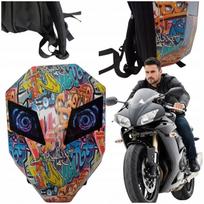 Motociklininko LED kuprinė su grafiti ekranu, Bluetooth, MAXTA