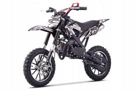 Vaikiškas mini krosinis motociklas STORM 49cc, juodas, iki 40 km/h