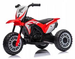 Elektrinis triratis vaikams Honda CRF450, su garsu, raudonas