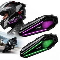Motociklų belaidė ausinukų sistema BT5.3, Bluetooth 5.3, IP67, 1000 m, 2 šalmams
