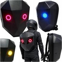 LED motociklininko kuprinė su „Black Night Eye“ ekranu, pritaikyta G1 šalmui