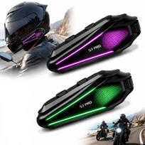 Motociklo Bluetooth interkomas, 1000 m, 800 mAh, BT5.3
