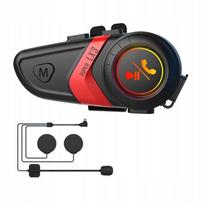 Bluetooth laisvų rankų įranga Super LX3 šalmui, motociklo ausinės