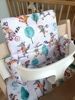 Vandeniui atsparios pagalvėlės Stokke Tripp Trapp, 2 viename, kvadratinės