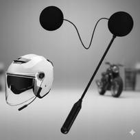 Belaidės Bluetooth ausinės motociklo šalmui su muzika ir laisvų rankų funkcija