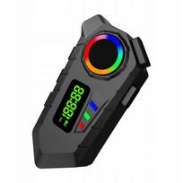 Motociklo racija Y30A su 2 Bluetooth ausinėmis, IP65 šalmas