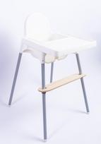 Kojų atrama Ikea Antilop kėdei, natūralios spalvos, reguliuojamo aukščio