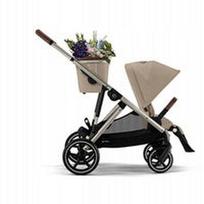 Vežimėlis Cybex Gazelle S 2.0 su dviejų vaikų galimybe, TPE Beige