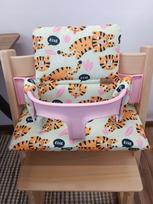 Vandeniui atsparios pagalvėlės Stokke Tripp Trapp, 2in1, Tiger Green