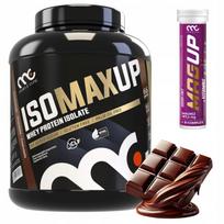 Baltyminiai milteliai MUSCLE CLINIC ISO MAX UP 2000 g, šokolado skonio