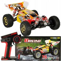 Nuotoliniu būdu valdoma mašinėlė WLTOYS 144010, 4x4, bešepetėlinė, 75 km/h