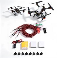 LED priešslyginė švyturėlių rinkinys, 8 LED, automobiliams, lėktuvams, RC modeliams