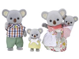 EPOCH Sylvanian Families Calico Critters Koala Family Doll Set FS-15 ST Mark Certified Dollhouse Toy Ages 3+ white