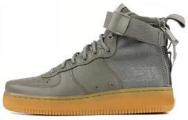 Nike SF Air Force 1 Mid Dark Stucco Women's aa3966-004 35.5 gray