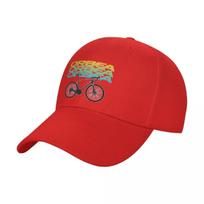 Orbea Bicycle Baseball Cap fun hats Hat Beach Caps For Unisex Womens red