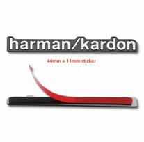 4/10/20pcs High-Quality Metal harman/kardon Car Hi-Fi Speaker Audio Speaker Badge Stereo Emblem Sticker Auto Styling Accessories 4pcs&harman kardon gray