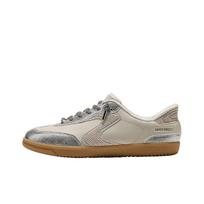 Skechers Court Classics Skateboard Shoes Women's Low Top Natural/Multicolor 185328W-NTMT 35 gray