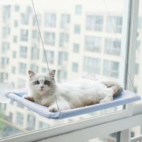 Pet Cat Hamakas Pakabinamas katės guolis 20 kg Patogus katės saulėtas langas, sėdynė, kačiukas, laipiojimo rėmas, naminių gyvūnėlių priedai chaki