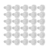 30pcs Sound Amplifier Earplug Holder Soft Accessory Replacement Sound Aid Earplug Base for Siemens white
