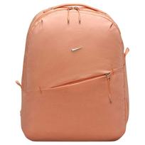 Nike Aura 24L Fashion Versatile Nylon Backpack Women Backpack Beige Silver HF7007-844 Apricot & Agate & Matte Silver beige