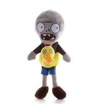 Non-Toxic 1Pcs Plants Vs Zombies Plush Toys 30Cm Pvz Gargantuar Hats Pirate Duck Zombie Plush Stuffed Toys Doll Soft Toy Gifts For Kids gray