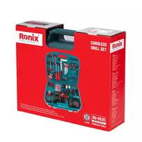 Akumuliatorinio suktuvo ir įrankių rinkinys Ronix RS-8620 – 20 V, 35 N·m