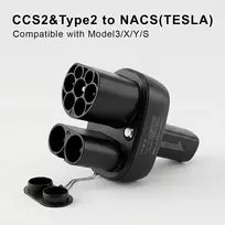 CCS2 į NACS adapteris Tesla Model 3/Y/S/X iki 250kW