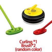 Curlingo žaidimų žaislų rinkinys Lauko ir vidaus sportas Elektriniai pakabinami curlingo kamuoliukai Šviesos Shuttle ledo ritulys Vaikų žaislai idealiai tinka berniukams mergaitėms black