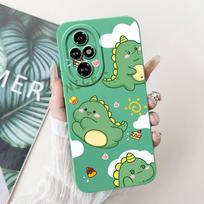 For Honor 200 Pro Case ELP-AN00 Phone Cover Popular Flower Avocado Soft Silicone Matte Fundas For Honor 200Pro Protective Bumper Honor 200 Pro