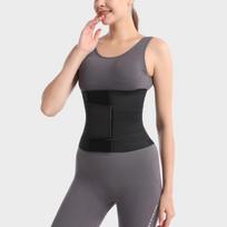 Women Waist Trainer Tummy Control Waist Shaper Back Support Body Shaping Corset Belt XL smėlis