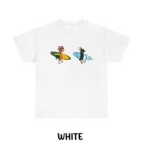 Cody Maverick & Chicken Joe Surfs Up Unisex T-Shirt, Funny Shirt, Trendy Shirt XXXL white