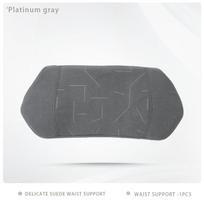 For ZEEKR 001 2025 2024 Suede neck pillow Headrest and waist support Comfortable waist car seats interior accessories 001-02G gray