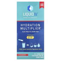 Skystas IV, „Hydration Multiplier®“, elektrolitų gėrimų mišinys, braškių skonio, 10 pakelių, 0,56 uncijos (16 g) Kiekvienas