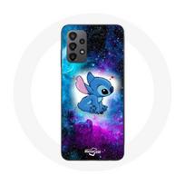Coque - Maniacase - Samsung Galaxy A23 5G - Souple - Coloré - Stitch Ohana Citation Espace