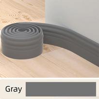 Thickened Wall Baseboard 1M/Roll Molding Trim DIY Decoration Strips  Living Room Width-6cm pilka