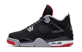 Jordan 4 Retro Bred 2019 GS 408452-060 35.5 white