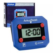 1pc Car Electronic Parking Sign Screen Timer Parking Clock Card Plastic Vehicle Parking Card Timer Suitable For Cars And Trucks black