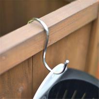 Elegant Wall Hanging Flower Basket With Drainage Hole Perfect For Indoor Or Outdoor Use Hook,1Pcs brown