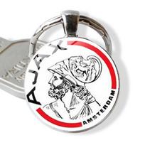 Sleek Zinc Alloy Ajax Football Club Keychain Ideal For European And American Fashion 3 white