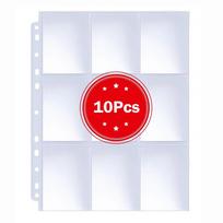 Inner Page Card Binder A4 Photocard Binder Sheets 11-Ring 9-Pocket Pockets Sleeve Double Sided Kpop Photocard Binder white