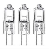 20-Pack G4 Halogenlampor 20W 12V Varmvita Ljus Fr Perfekt Belysning