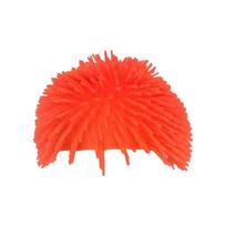 Comfortable To Wear Spikey Wig Cap Soft Colorful Headgear Creative Long Hair Head Cover  Gag Gift oranžinė