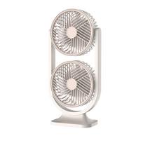 5 Gear Dual-Head Desktop Fan Night Light Table Cooling Clip Fan Double Head Desk Fan  Summer Season