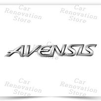Automobilio Aksesuarai Emblema Chromuotas Metalas Automobilio Galinės Bagažinės Sparno Lipdukas Šoninė Ženklelio raidė Logotipas Apdaila Avensis sidabras