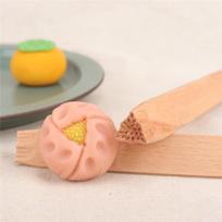 Japoniškas wagashi įrankis chrizantemos šerdis trikampis pagaliukas wagashi forma, Grožio gėlės wagashi pasidaryk pats gaminimo pjaustymo įrankis brown