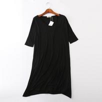 Modal Sleep Dress With High Waist And Short Sleeves For Relaxed Casual Wear M juoda