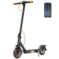 TODIMART T6S Sulankstomas elektrinis paspirtukas suaugusiems – 650W didžiausios galios variklis, 30 km nuotolis, 36V 7.8Ah baterija, su posūkių rodikliais, amortizacija T6s-Shock absorption + turn signal juoda